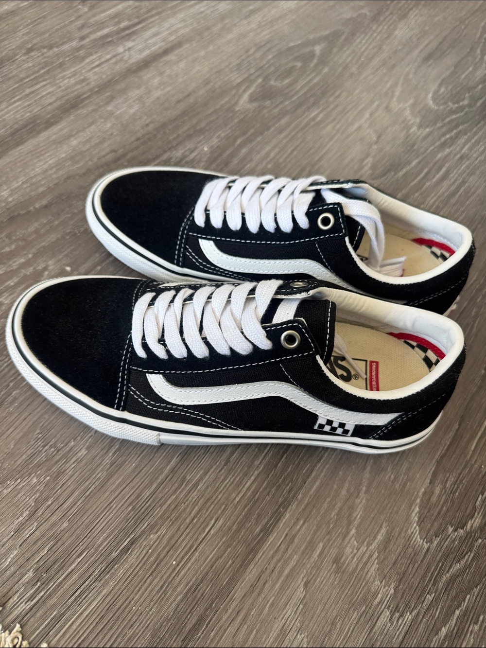 Vans Black & White Old Skool Low-Top Sneakers